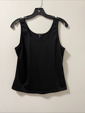 Samuel Dong Black Tank Top with Scoop Neck. Size X Large. Women’s.